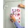 Magnetisch cover A4 rood/wit