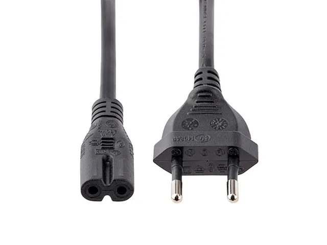 Laptop Stroomkabel 1 Meter EU Plug naar C7 2.5A 250V 18AWG