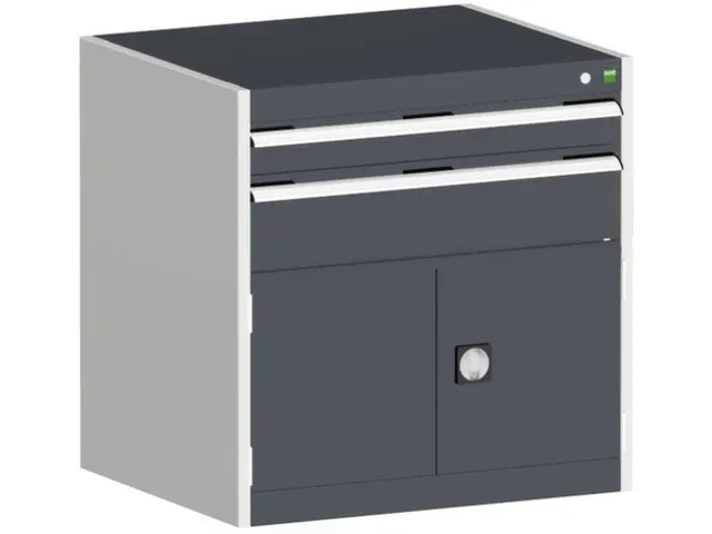 ladekast,HxBxD 800x800x650mm,2lade(n),m. lade voor normale belastingen