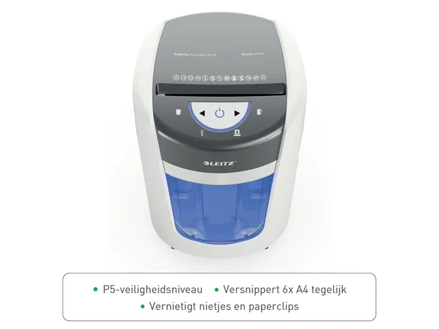 Papiervernietiger Leitz IQ OptiMax 225 Home Office P5 snippers 2x15mm