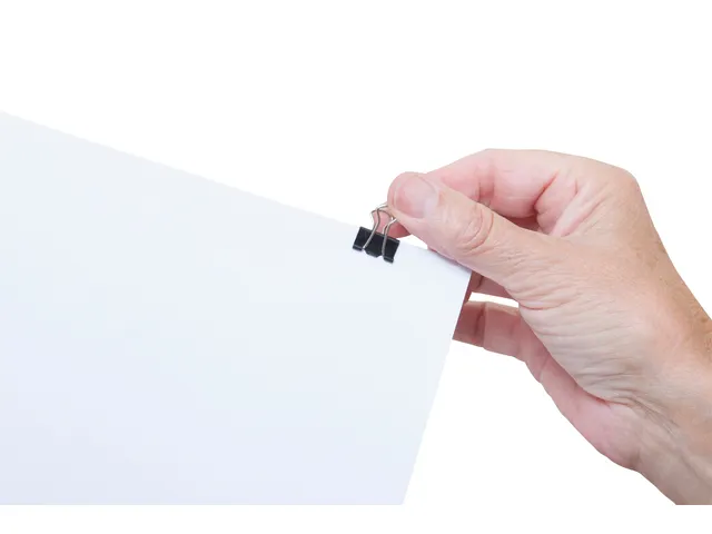 Papierklem MAUL 213 foldback 13mm capaciteit 4mm zwart