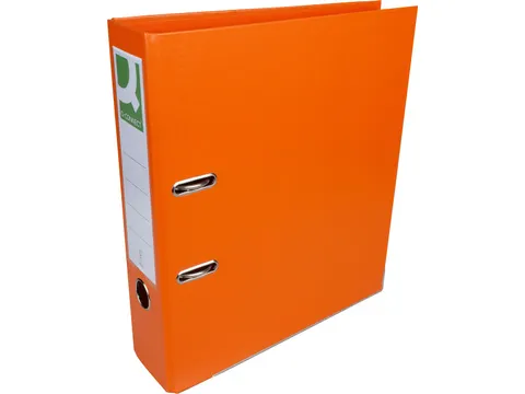 Classeur à levier A4 PP 80mm orange