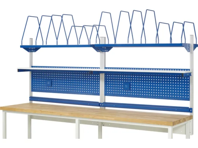 opbouwelement,v. werkbank,HxBxD 1130x3000x350mm,draagverm. 100kg,staal