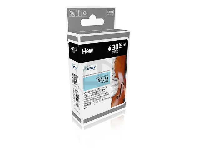 AS15774 ASTAR HP 363 PS Inkt lichtcyaan rebuilt Chip 5,5ml