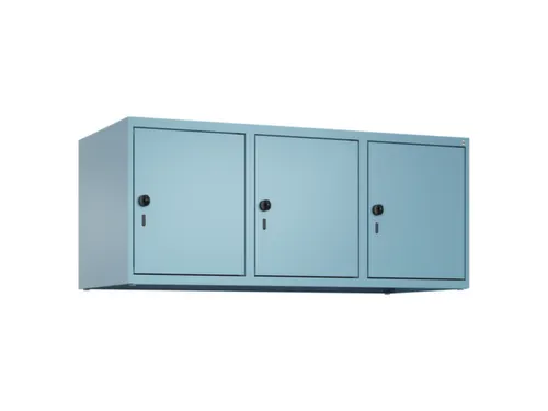 opzetkast,v. locker,3vak.,vak B 400mm,HxBxD 500x1200x500mm