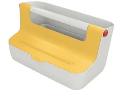 Opbergbox Leitz Cosy draagbaar kunststof geel 214x196x367mm