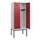 schoollocker,HxBxD 1950x800x500mm,2vak,vak B 400mm,draaigrendel