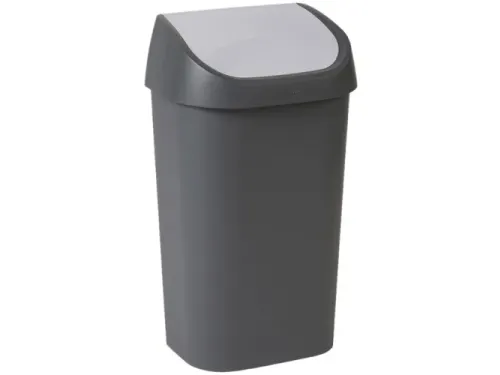 Afvalbak Mistral swing 50 liter Antraciet
