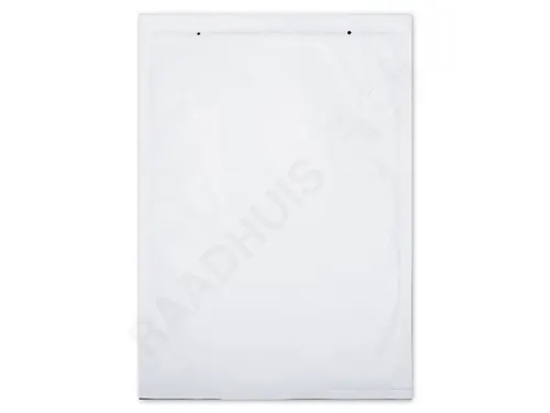 Luchtkussenenvelop Raadhuis 230x340mm G17 wit plakstrip doos a 100 stu