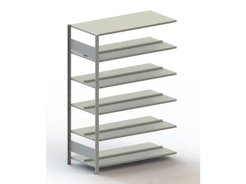 Inhaakstelling Aanbouwveld Verzinkt 1850x1256x636mm 6legborden 100kg