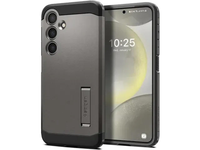 Spigen Tough Armor Samsung Galaxy S24 Hoesje Back Cover Gunmetal