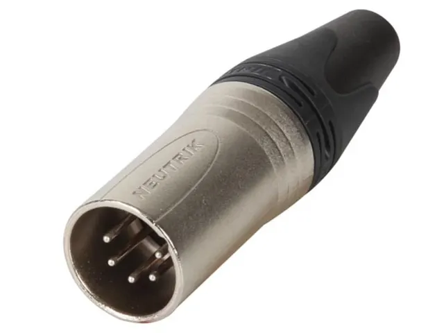 Neutrik - Connecteur Xlr, 5 Points Mâle, Argenté, Nickel