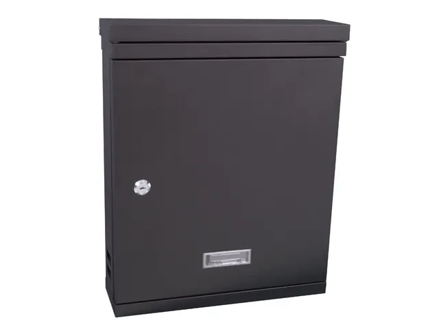 Wandbrievenbus Valencian Mat Zwart Staal