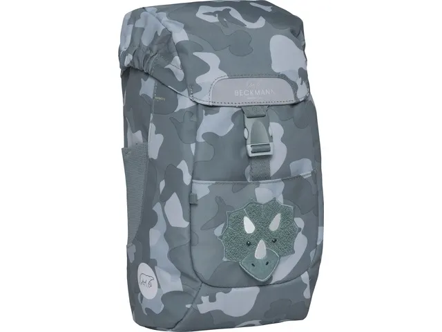 Schooltas Beckmann Classic mini 12L Dinosaur grijs