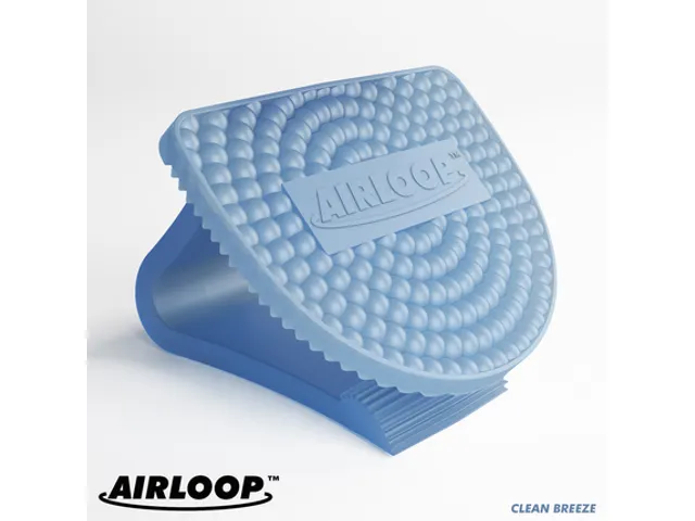 Luchtverfrisser Airloop Linen Breeze Licht Blauw houder