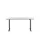Elektrisch ihv bureau,HxBxD 700-1200x1600x800mm,blad wit,T-voet zwart