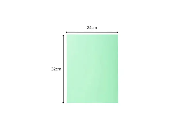 100 dossiermappen SUPER 250 24x32cm Lichtgroen