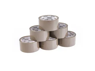 Verpakkingstape bruin 48mmx46m - 1