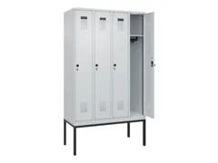 locker,HxBxD 2120x1200x500mm,4vak,vak B 300mm,draaigrendel
