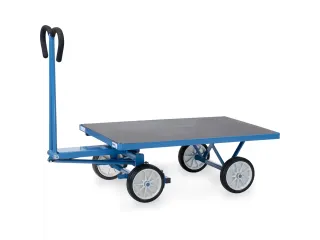 Handtrekwagens 6403v 700kg 1200x800mm Massief Rubber - 1