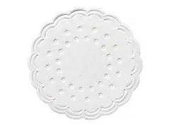 Onderzetters Ø 7,5 cm 8 laags Wit 12x250 stuks