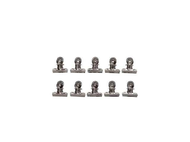 Papierklem MAUL Bulldog 30mm capaciteit 10mm zilver