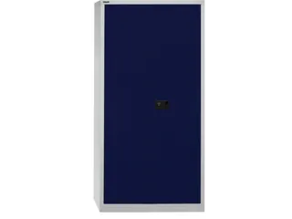 kantoorkast openslaande deuren HxBxD 1950x914x400mm Stalen grijs blauw - 2