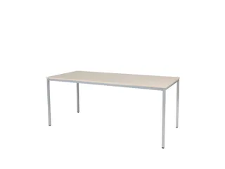 Domino Basic Tafel Vaste Hoogte 1800x800mm Robson Eiken Alu 4-Poots - 1