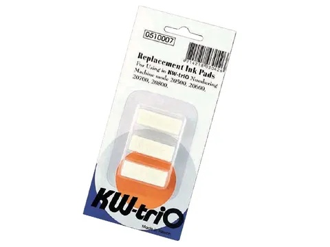 Stempelkussen KW-trio numeroteur 3 stuks