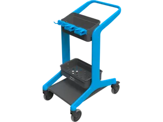 Vikan HyGo Mobile Cleaning Station Blauw - 1