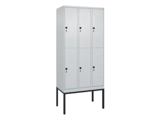 dubbeldekse locker,HxBxD 2120x900x500mm,3x2vak.,vak B 300mm - 1