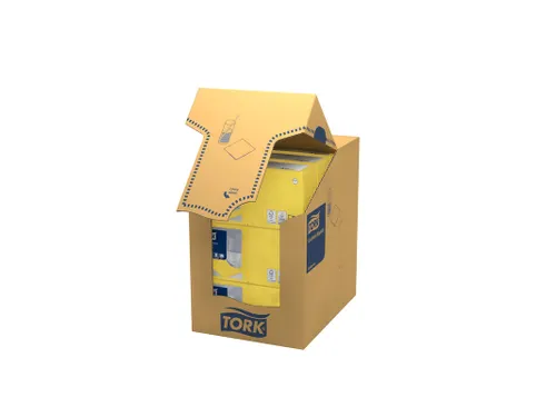 Tork 477823 Cocktailservet Advanced Geel 24x24cm