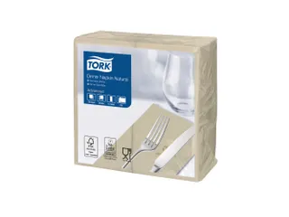 Tork 477352 Dinnerservet 39x39cm 2-laags 1/8 vouw 12x150st Natural - 1