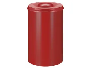 Afvalbak Vlamdovend 110 Liter Rood - 1