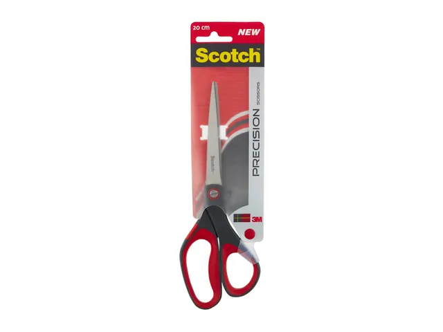 Schaar Scotch 20cm precision rood blister