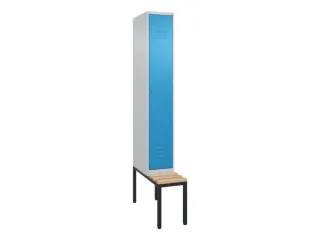 locker met bank,HxBxD 2120x300x815mm,1vak,vak B 300mm,cil.-slot - 1