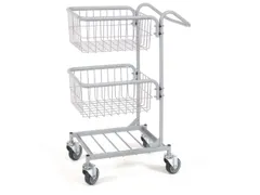 korfwagen,3etage(s),HxLxB 1020x680x360mm,RAL7001