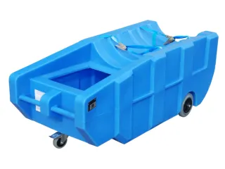 Opvangbak Verrijdbaar 1X 200L Pe H X B X D 640X 1600X 740Mm - 1