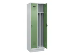 locker voor scheiding van kleding,HxBxD 1950x600x500mm,2vak
