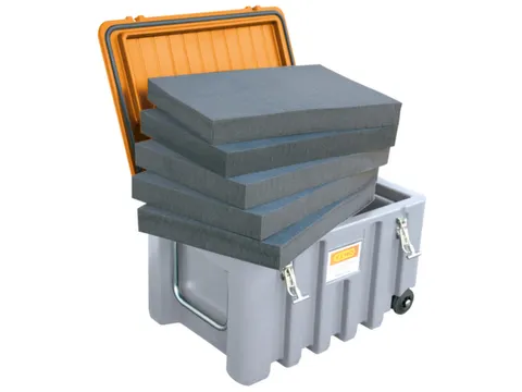 schuimstof element,v. opbergbox 150l,LxB 480x660mm,PUR-blokschuim