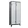 Z-garderobekast,HxBxD 1950x800x500mm,vak B 200/400mm,draaigrendel