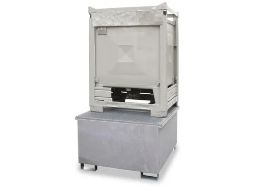 Opvangbak 1x Ibc Opvangvol. 1000l Staal 795x1300x1360mm Verzinkt