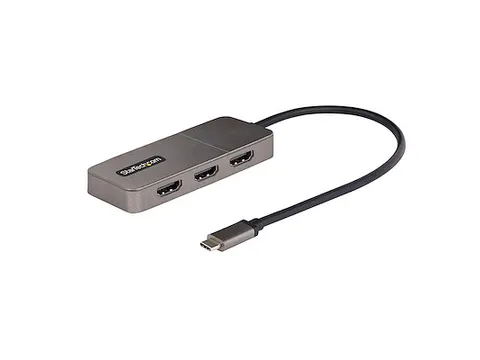 3-Port USB-C to HDMI MST Hub 4K 60Hz