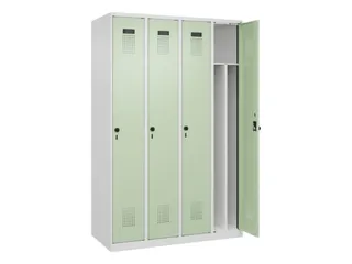 locker voor scheiding van kleding,HxBxD 1850x1200x500mm,4vak - 1