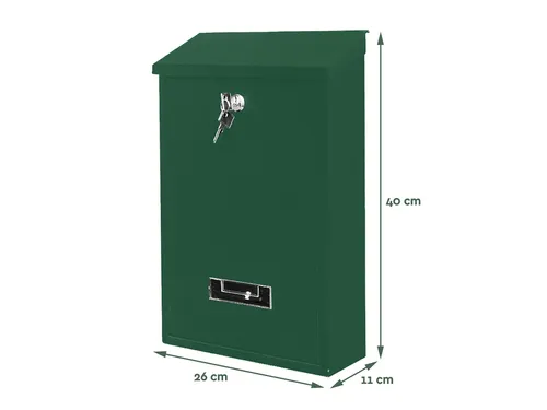Brievenbus BRASQ PB100 Basic wand groen