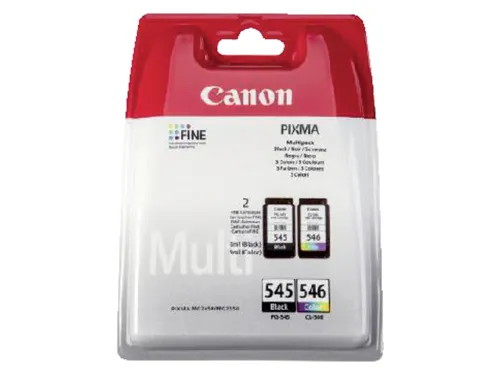 Canon PG-545 & CL-546 Inktcartridges Zwart + Kleur Set
