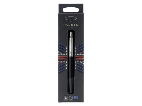 Balpen Parker Jotter Bond street black CT medium op blister