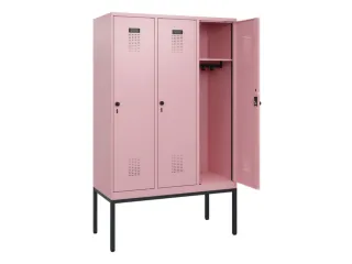schoollocker,HxBxD 1950x1200x500mm,3vak,vak B 400mm,draaigrendel - 1
