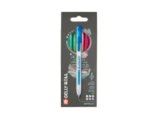 Gelschrijver Sakura Gelly Roll Metallic 08 klikfunctie set à 6 kleure - 3