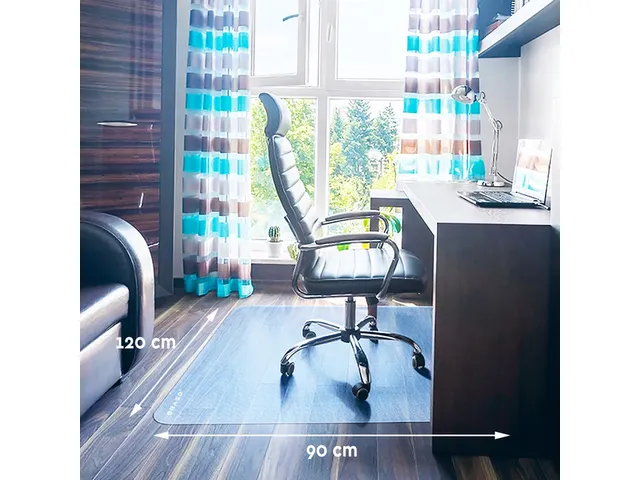 Tapis protège-sol BRASQ PVC 90x120cm pour sols durs